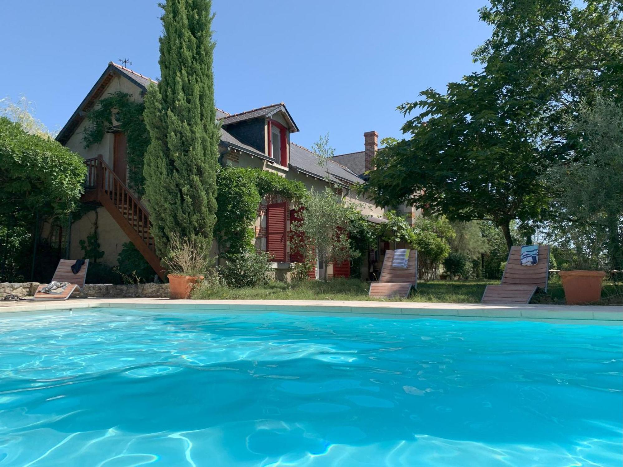 Bed and Breakfast Chambre D'Hotes Avec Piscine Chauffee Dans Le Parc De La Brenne - Fr-1-591-574 Rosnay  Экстерьер фото